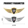 BAAZ2 Car Sticker For BMW 1pc 3D Metal Wings Car Side Mark Window Body Sticker Decals For BMW M Performance E60 F30 E39 F10 E87 E36 F2