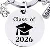 Брелок-подвеска для выпускников 2026 года, значимый выпускной брелок для нее, для него, украшение на выпускной 2026 года