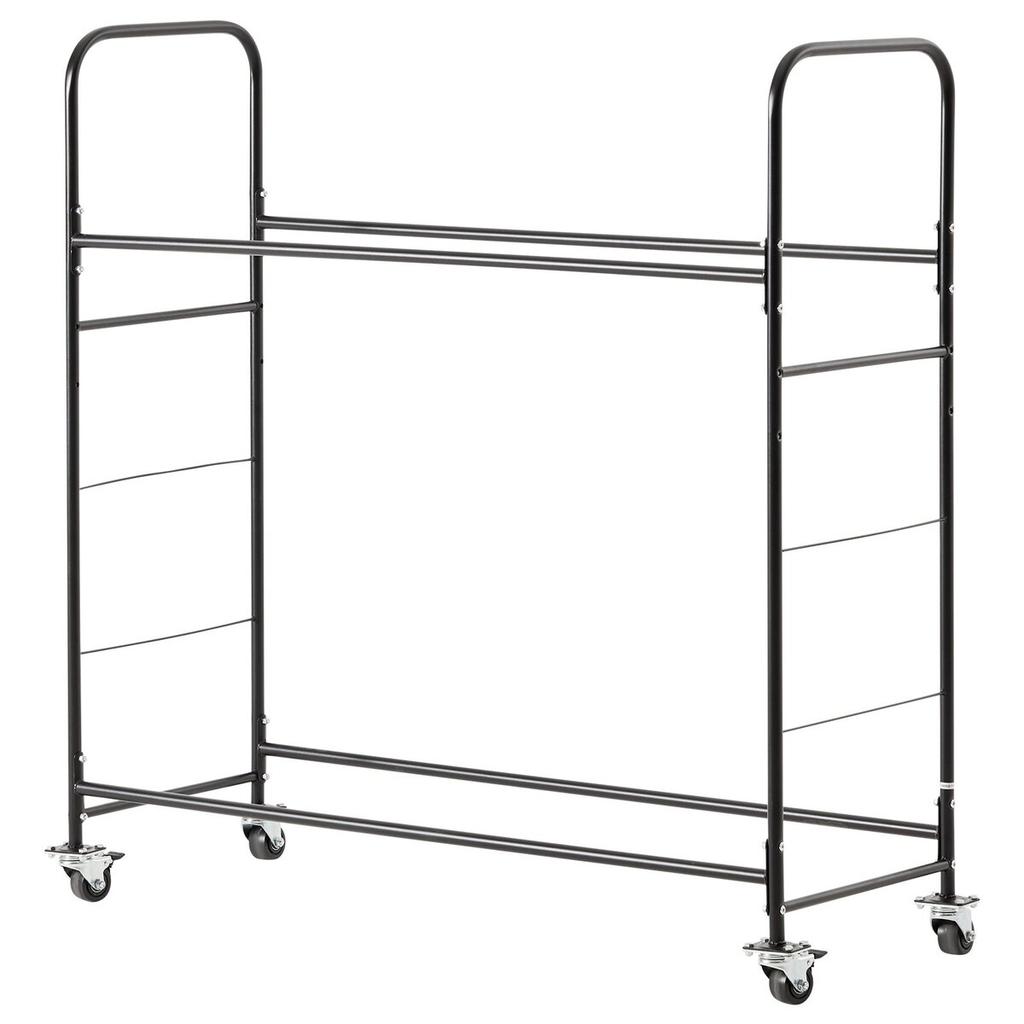 Rolling Tire Storage Rack 2-Shelf Tire Holder Hold up to 12 Standard Tires