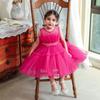 2024 Girls' European & American Puffy Tulle Birthday Princess Dress