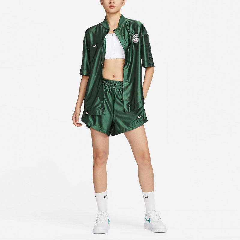 Новые шорты Nike Sportswear As W Nsw Hr Breakaway Зеленые FQ0699-323