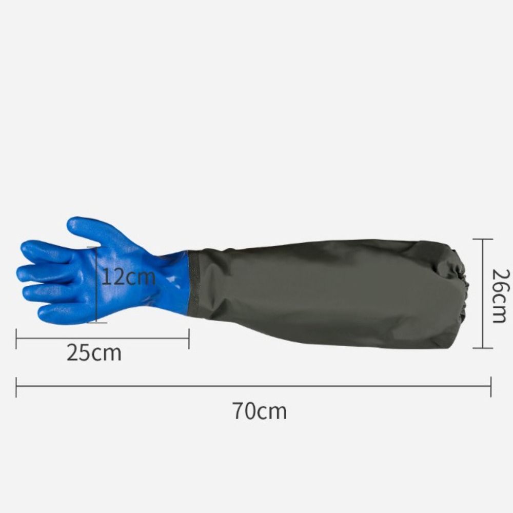 Бытовой Аквариум Мужские Водонепроницаемые Перчатки Пруд Перчатки Резиновые Перчатки Длинный Рукав