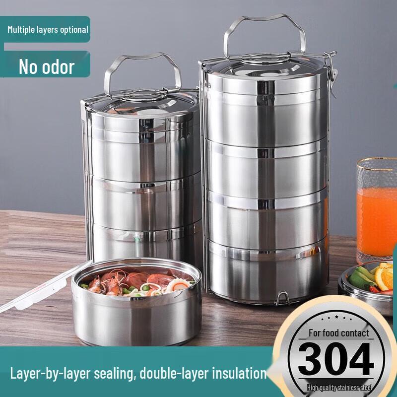 Portable Stainless Steel Thermal Lunch Box
