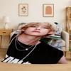 Kpop B-BTS Ким Тэ Хён V Фланелевое одеяло Мягкое теплое плед для спальни гостиной кровати путешествия кемпинга пикника подарок ребенку