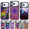Красочный Психоделический Триповый Арт Мягкий Чехол для Телефона для iPhone 17 16 15 14 13 Pro Max Задняя Крышка для 12 11 Pro Coque