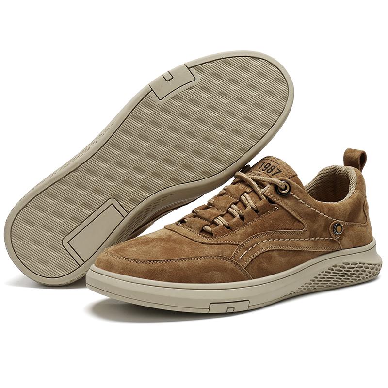 Мужская обувь из натуральной кожи в британском стиле, трендовая удобная повседневная обувь, уличные мужские кроссовки, мокасины, мужская обувь на плоской подошве