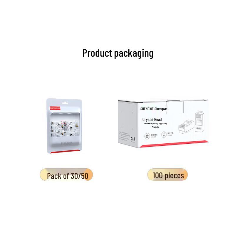 Shengwei CRJ6100X Cat6 RJ45 Unshielded Connector