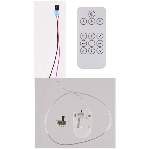 Светодиодная система освещения Nazotech. Система светодиодной подсветки с дистанционным управлением для пластиковых моделей, диорам, миниатюрных автомобилей и многого другого. 6 цепей (включать