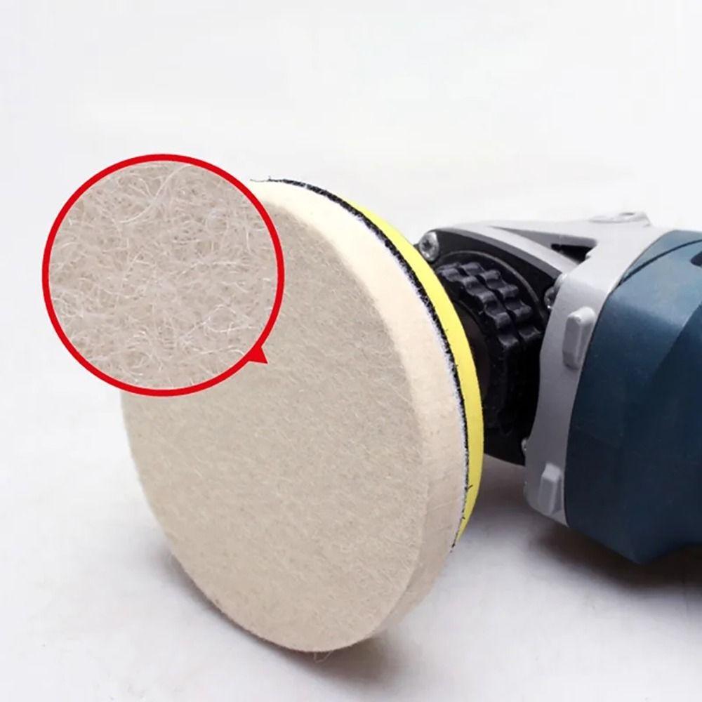 1/10 шт 2/3/4/5/6/7 дюймов полировальные диски для стекла нержавеющая сталь абразивный круг шерстяной войлок диски