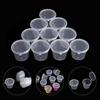 30Pcs Disposable Takeaway Hinged Lids Food Containers Sauce Cup Pigment Paint Box Palette
