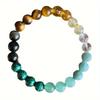 1PC Explosive Natural Green Dongling Citrine Malachite Tiger's Eye Bracelet