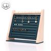 Vertical Wooden Jewelry Display Stand for Rings and Earrings