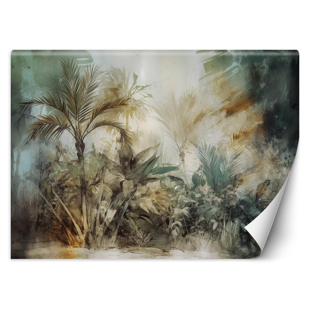 Wallpaper Palms In a Rainforest