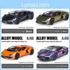 Lamborghini Alloy Car Model 1:32 Scale With Light Sound Function For Collectors And Hobbyists