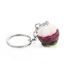 Potato Mangosteen Model Pendant Mangosteen Food Keychain Simulation Potato Keychain  Earphone Case