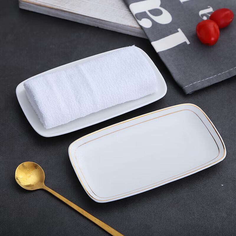Huihuang White Ceramic Multipurpose Dish