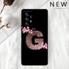 Розовый модный чехол с цветочным письмом для Samsung Galaxy A52 A12 A51 A32 A21s A71 A32 5G A12 A22 A53 A31 A13 A72, чехол для телефона