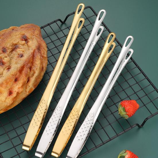 Щипцы для пищевых продуктов Зажим для пищевых продуктов Пищевой термостойкий, без запаха, антидеформированный, гладкий край, нержавеющая сталь, удобная ручка, противоскользящий