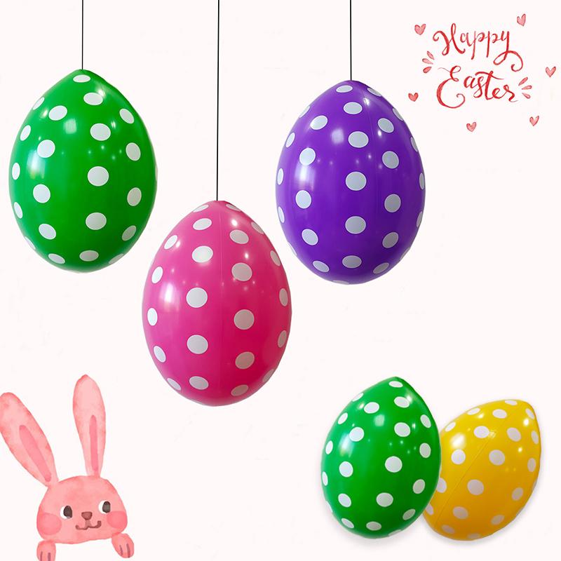 1 шт ПВХ детские игрушки пасхальные надувные яйца динозавров пасхальные надувные яйца украшения уличные праздничные украшения новые многоцветные