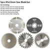 Circular Saw Blades Set,5Pcs 85mm Inner Diameter 15mm Carbide Circular Saw,for Cutting Machines, Electric Hand Saws,sliding Table Saws