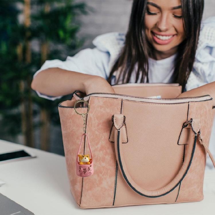 Милый брелок для ключей с котенком, креативный брелок для ключей от машины, брелок для питомца, подвеска-шарм для сумки, мультяшный брелок с котами, подвесное украшение