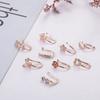 9/12pcs Fake Nose Rings Set Steel Gold Color Faux Body Jewelry Piercing Lot Heart Butterfly Fake Helix Tragus Ear Clip Cuff Bulk