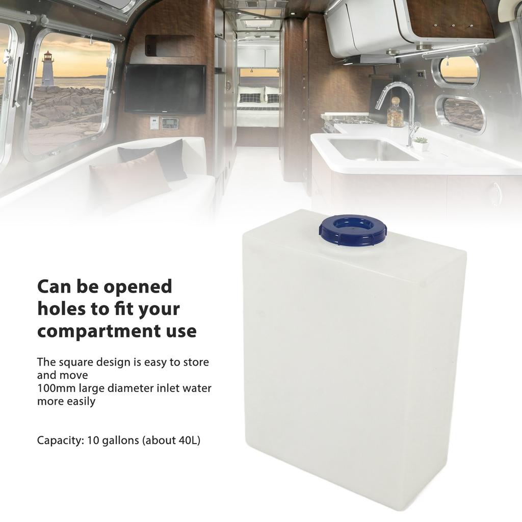 RV пресная вода тепло морозостойкий большой емкости небьющийся LLDPE сверхпрочный 10 галлонов RV хранение воды для кемпера