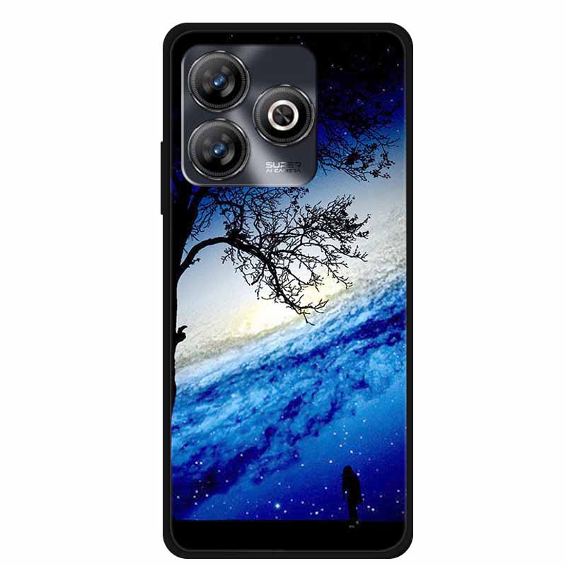 Phone Case For ZTE Blade A75 4G Back Cover Case Shockproof Black Silicone Soft Funda For ZTE Blade A75 4G Case A 75 6.6" Coque