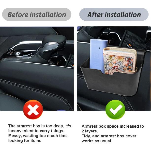 Center Console Shifter Storage Box For Chevy Colorado/GMC Canyon  2024 2025 Hanging Storage Organizer Tray Car Accessories