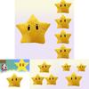 Плюшевая игрушка Супер Марио Желтая Звезда 30 см Короткошерстная Фигурка