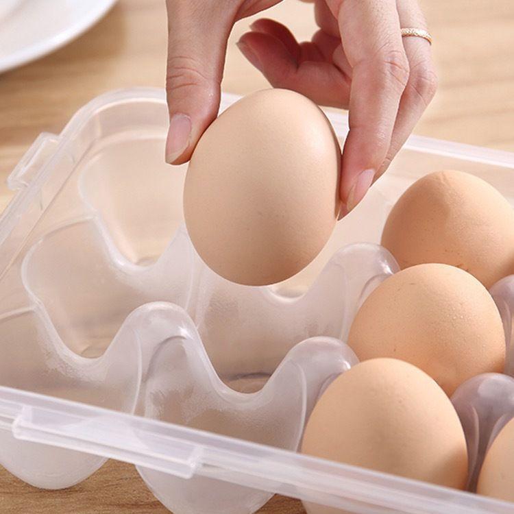 Контейнер для яиц, органайзер, ящик для хранения яиц, 10/18 решеток, сохраняющий свежесть, прозрачный пластиковый корпус для холодильника