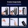 Романтический вращающийся проектор звездного неба, портативный USB-светодиодный ночник, лампа для создания атмосферы сна, украшение для дома, свадьбы, вечеринки