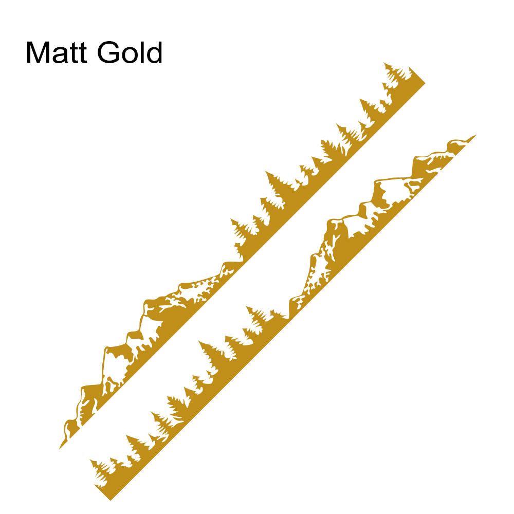 2PCS Car Side Door Stickers For Mercedes Benz Citan 109 Tuning Accessories Camper Van Mountain Graphics Vinyl Film