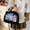 Cute Shoulder Bag, Transparent High-end Handbag, Pain Bag, Traveling Crossbody Cat Cartoon Small Food Quantity Two-dimensional Bag