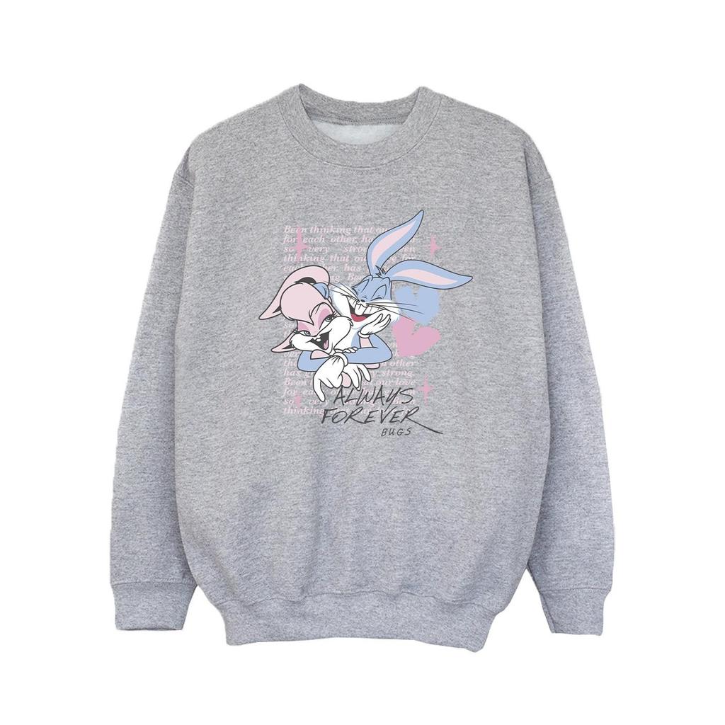 Looney Tunes Girls Always Forever Bugs Bunny & Lola Sweatshirt