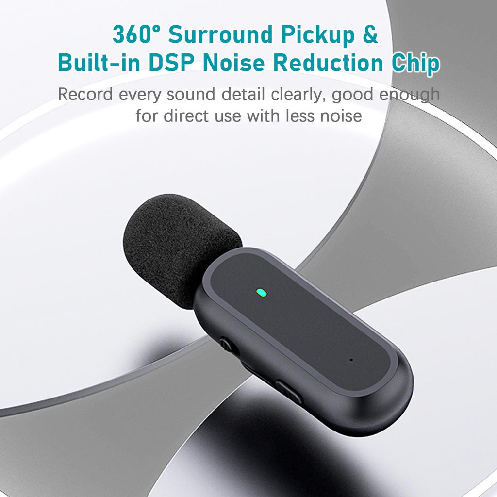 Портативная беспроводная микрофонная система OnetriggerTwo с микрофоном для записи видео, передача 20 м