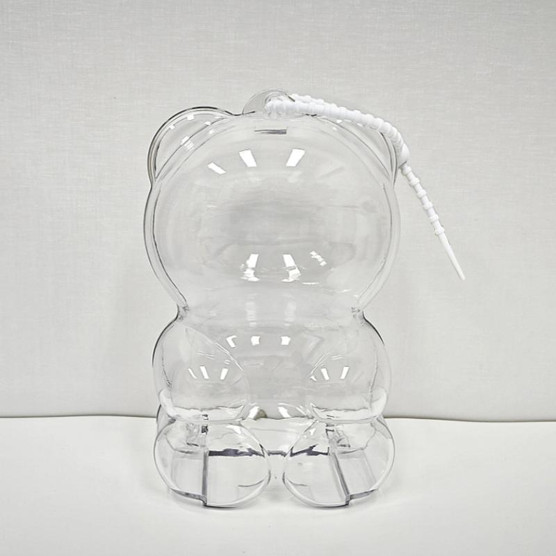 Коллекция эмалевых плюшевых брелоков Hacipupu в виде мармеладных мишек с защитным пылезащитным чехлом, милый аксессуар с персонажем, подарок