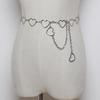 Gold Metal Belt Fashion Women's Silver Waist Chain Women's Heart Chain Belt Dress Accessories