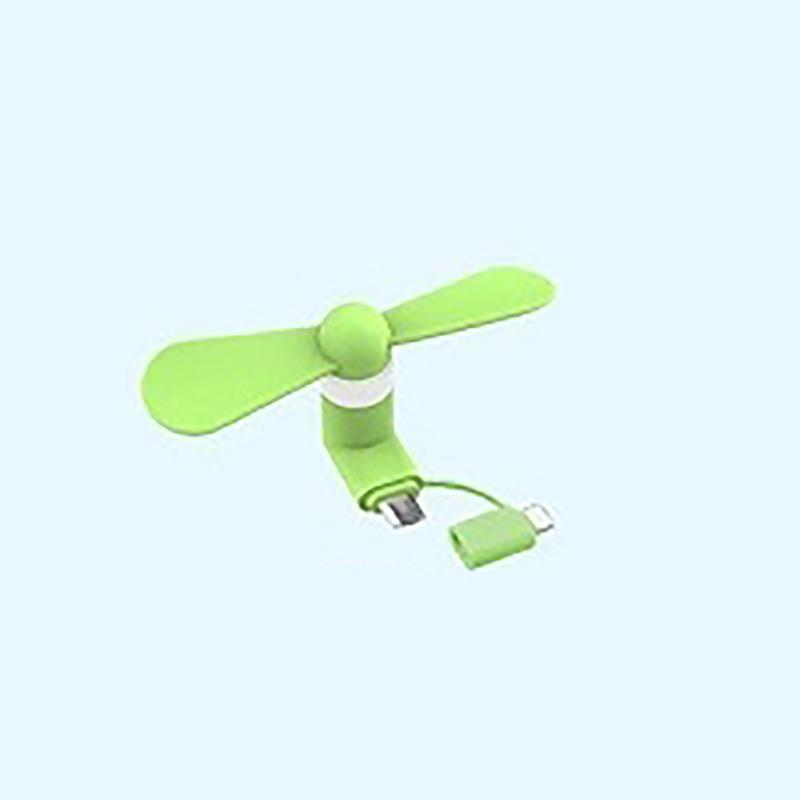 Мини-вентилятор для охлаждения телефона, Plug & Play, универсальный, 3 порта, маленький вентилятор для лета, прогулок на свежем воздухе, покупок, повседневного использования