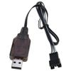 SM4P Plug Lithium Battery Charger 2 Group 3.7V Charging Cable Cord for DE36W DE65 HM202 EC08 EC16 Car Black