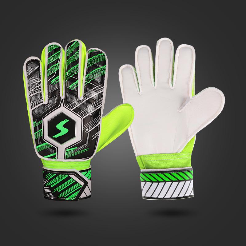 Anti-Collision Latex Goalkeeper Gloves for Youth and Adults - Hand Protection for Football