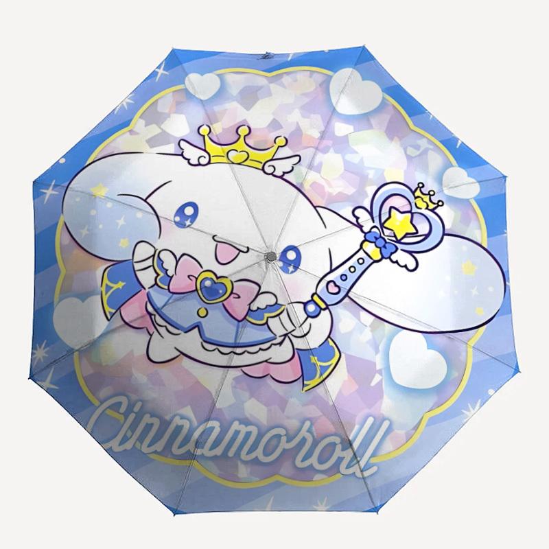 1pc Cinnamoroll Automatic Umbrella Durable Iron Frame & Plastic Handle, Gift for Men & Women, Sturdy Construction yy250902029
