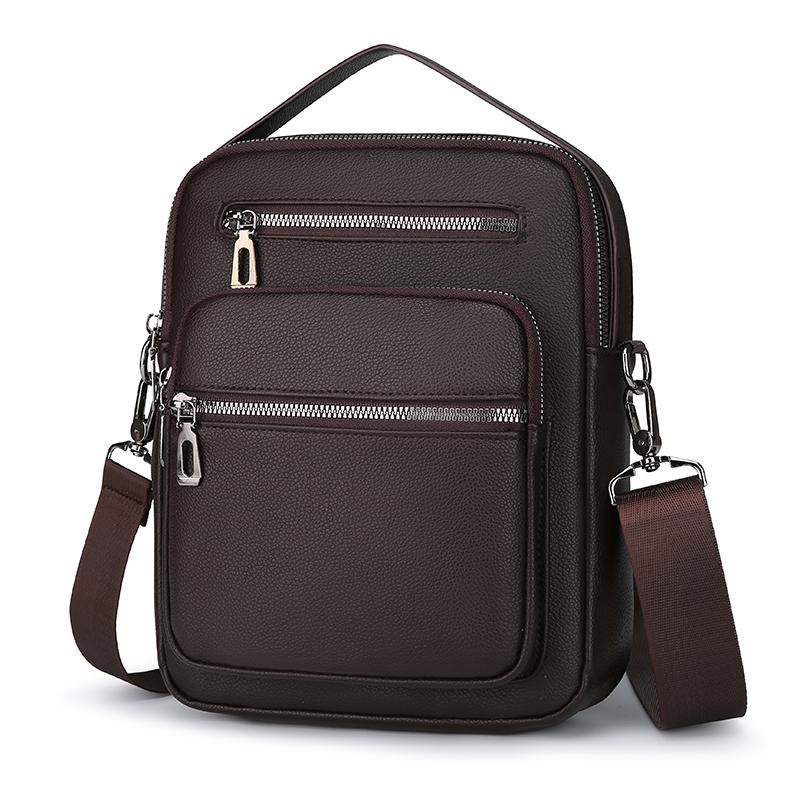 Мужская сумка в деловом стиле, высококачественная мужская сумка через плечо, многофункциональная мужская поясная сумка, сумка на плечо SAC