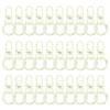 30pcs Lobster Claw Fastener Keychain Swivel Trigger Clips Zinc Alloy Colorful Key Chain Clips Snap Hook Jump Flat Split Ring DIY Craft Jewelry Making