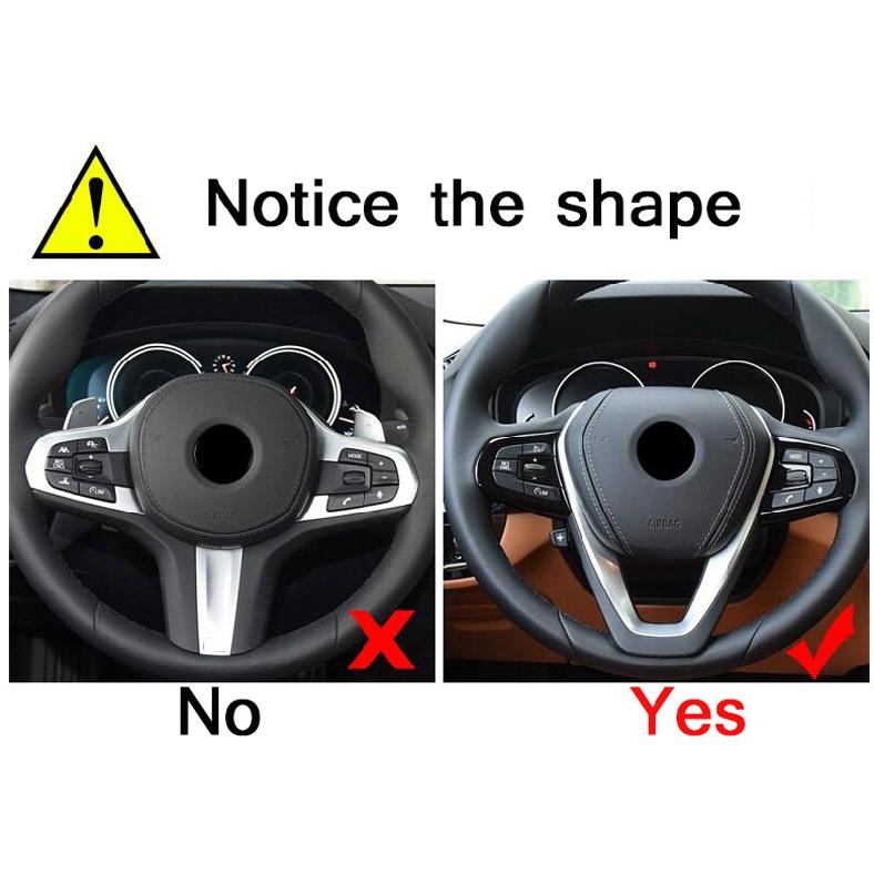 Автомобильный Стайлинг, внутренняя отделка рамки кнопки рулевого колеса, подходит для BMW 5 серии G30 2018-X4 G02 2018 Auto