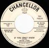 7inch Record FRAN LORI - If You Only Knew / Will I Always Be C1050 Chancellor 1960 US Pop Used