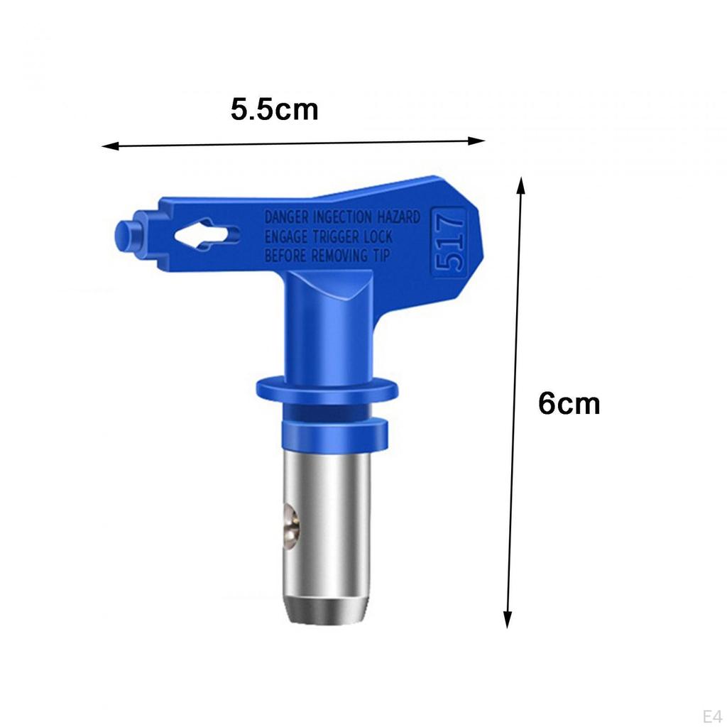 6 штук Реверсивные распылительные наконечники и защитные кожухи для сопла, Безвоздушные наконечники для распылителя краски Электроинструменты для дома,