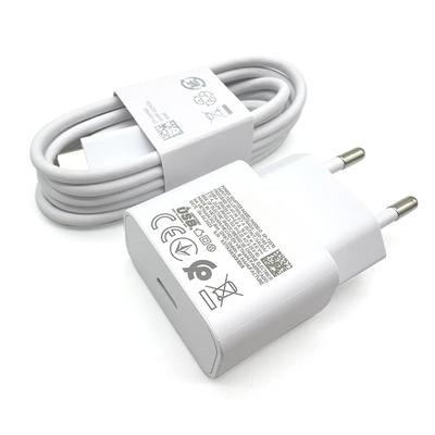 Для Samsung Зарядное устройство 25 Вт Сверхбыстрая зарядка Type-C EU Адаптер EP-T2150 Вилка Для Samsung Galaxy S25 Edge M15 A16 A26 A25 A33 A54 A55