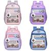Cute Capybara Cartoon Pattern Children Large Capacity Backpack For Use School