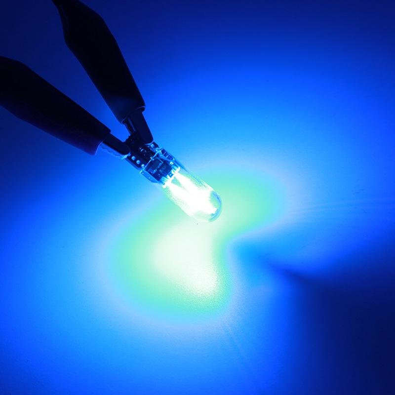 194 2825 W5W фары COB LED стеклянный корпус клиновидные автоматические парковочные лампы CANBUS автомобильный светильник для чтения салона DC